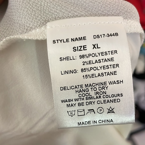 Kaiseki white casual dress up closure size Xl - Picture 7 of 7